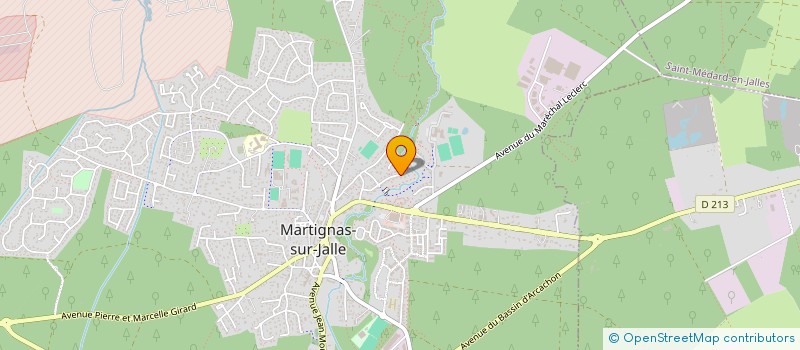 localisation de l'entreprise MONSIEUR PATRICK BERTIN  MARTIGNAS-SUR-JALLE