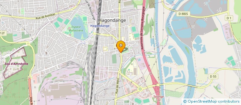 localisation de l'entreprise MONSIEUR PATRICK BERTOLI  HAGONDANGE