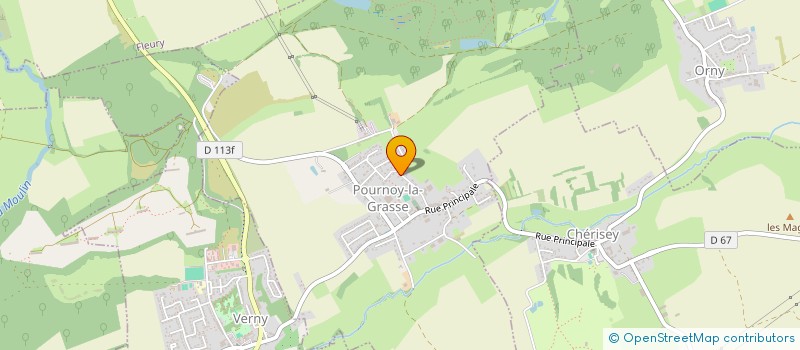 localisation de l'entreprise MONSIEUR PATRICK BERTOSSI  POURNOY-LA-GRASSE