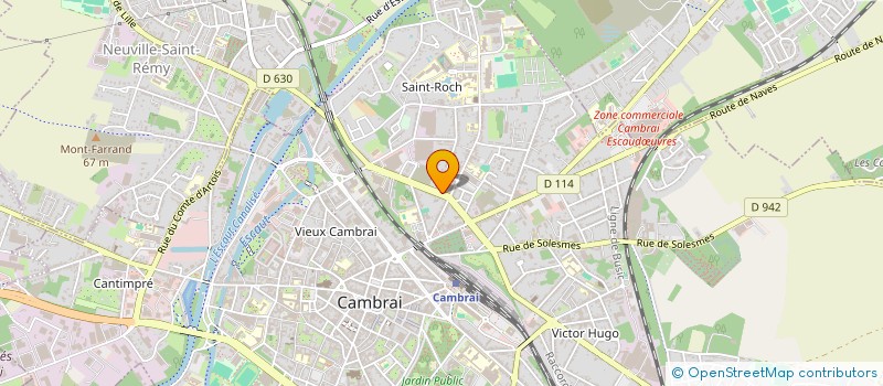 localisation de l'entreprise MONSIEUR PATRICK BERTRAND à CAMBRAI