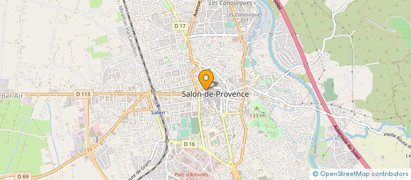 localisation de l'entreprise MONSIEUR PATRICK BERTRAND  SALON-DE-PROVENCE