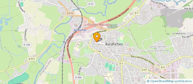 localisation de l'entreprise MONSIEUR PATRICK BESSON à AVRANCHES