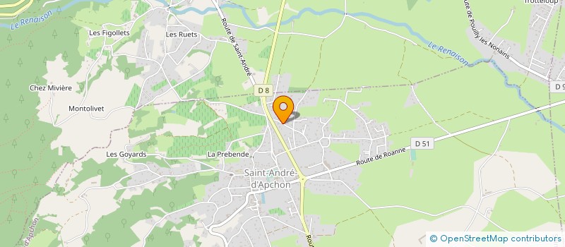 localisation de l'entreprise MONSIEUR PATRICK BESSON à SAINT-ANDRE-D'APCHON