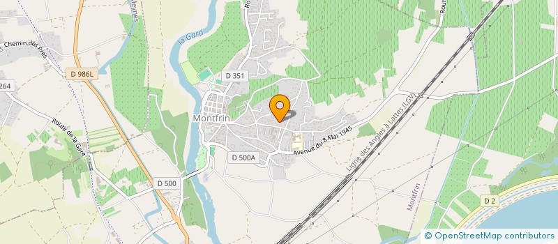 localisation de l'entreprise MONSIEUR PATRICK BETTON  MONTFRIN