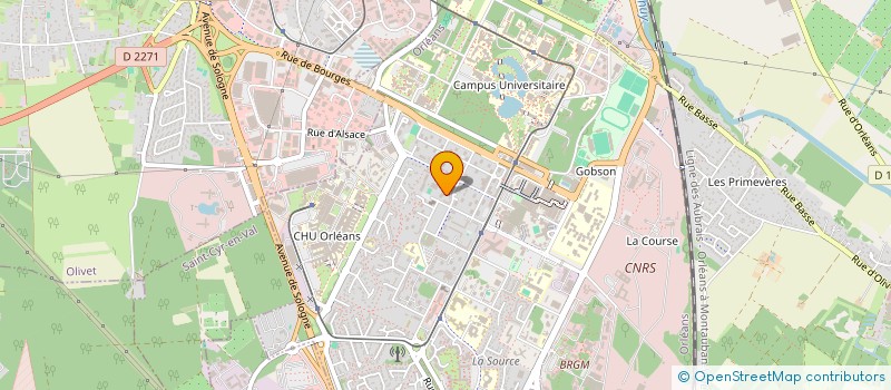 localisation de l'entreprise MONSIEUR PATRICK BIBANGO à ORLEANS