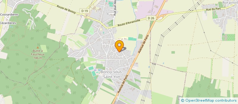 localisation de l'entreprise MONSIEUR PATRICK BIDAULT  BOISSY-SOUS-SAINT-YON