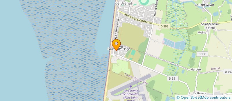 localisation de l'entreprise MONSIEUR PATRICK BIENVENU  BREVILLE-SUR-MER