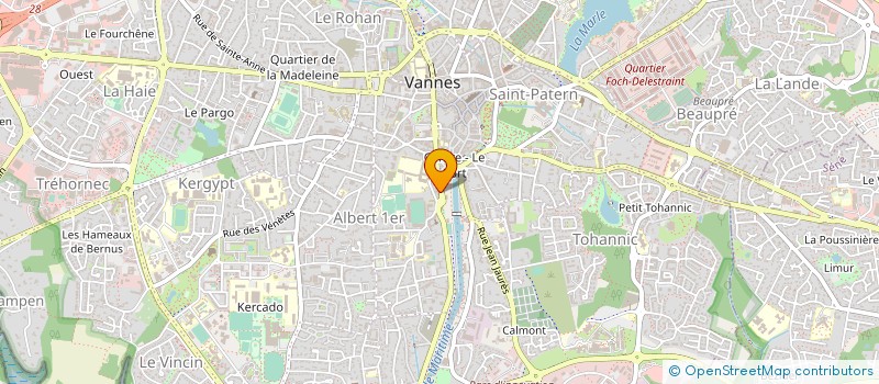 localisation de l'entreprise MONSIEUR PATRICK BIGNON à VANNES