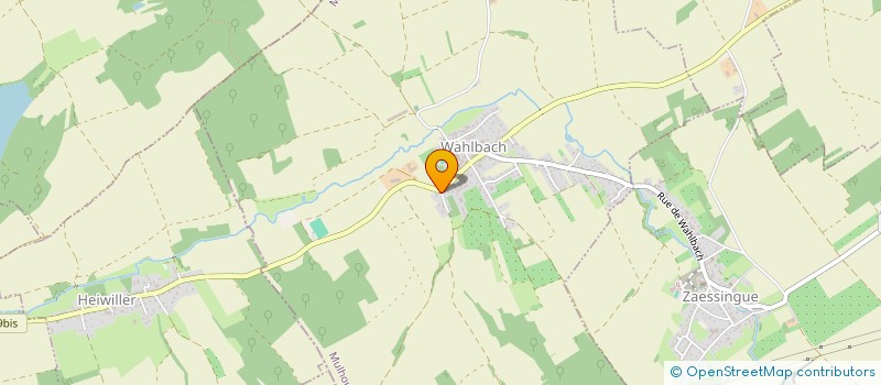 localisation de l'entreprise MONSIEUR PATRICK BILGER  WAHLBACH