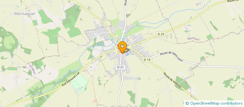 localisation de l'entreprise MONSIEUR PATRICK BILHERAN  ISSIGEAC