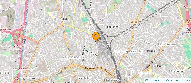 localisation de l'entreprise MONSIEUR PATRICK BILLARD  TOULOUSE