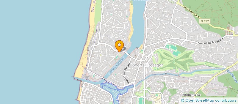 localisation de l'entreprise MONSIEUR PATRICK BILLEBAULT  SOORTS-HOSSEGOR