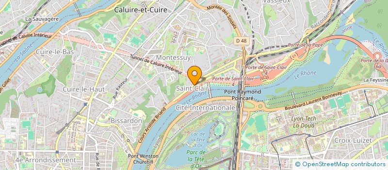 localisation de l'entreprise MONSIEUR PATRICK BILON  CALUIRE-ET-CUIRE