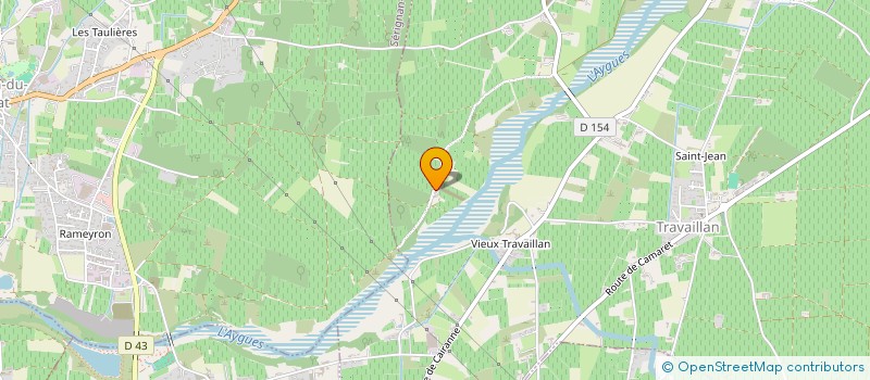 localisation de l'entreprise MONSIEUR PATRICK BISCARRAT  TRAVAILLAN