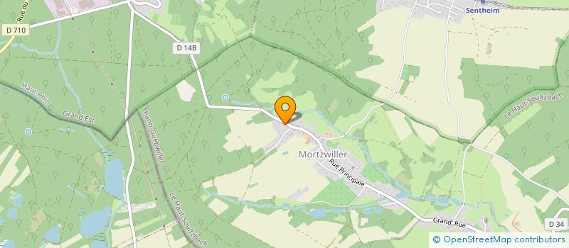 localisation de l'entreprise MONSIEUR PATRICK BISSLER  SENTHEIM