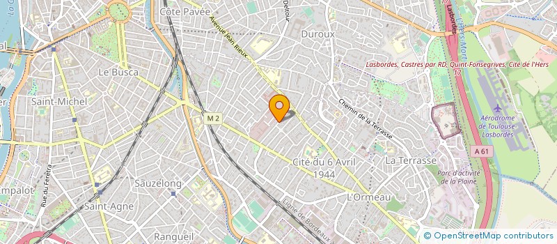 localisation de l'entreprise MONSIEUR PATRICK BISTOQUET à TOULOUSE