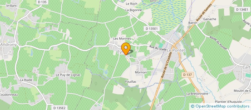 localisation de l'entreprise MONSIEUR PATRICK BITANGUI à EYRANS