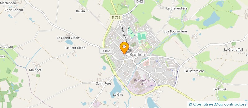 localisation de l'entreprise MONSIEUR PATRICK BIZET à LA BRUFFIERE