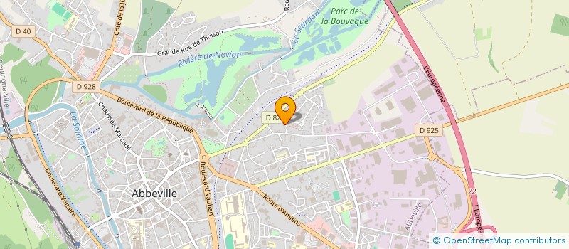localisation de l'entreprise MONSIEUR PATRICK BIZET à ABBEVILLE