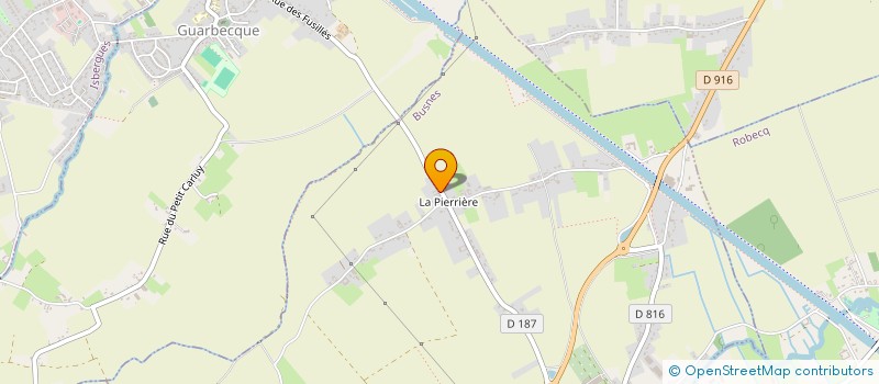 localisation de l'entreprise MONSIEUR PATRICK BIZET  BUSNES