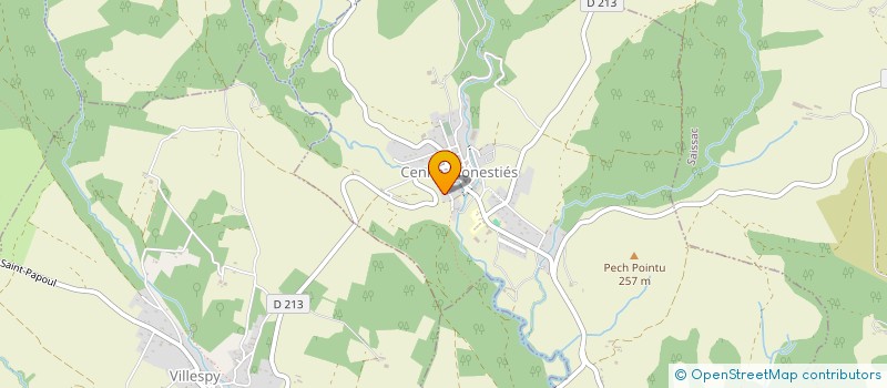 localisation de l'entreprise MONSIEUR PATRICK BLACHERE  CENNE-MONESTIES