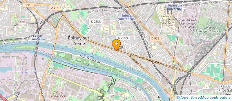 localisation de l'entreprise MONSIEUR PATRICK BLAISE  EPINAY-SUR-SEINE