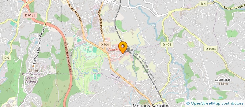 localisation de l'entreprise MONSIEUR PATRICK BLAMPIED  MOUANS-SARTOUX