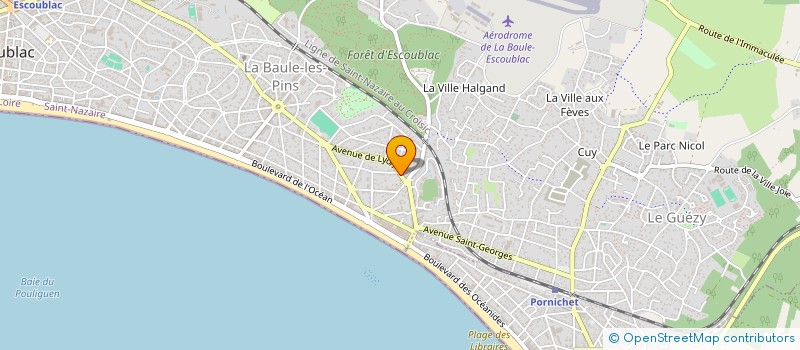 localisation de l'entreprise MONSIEUR PATRICK BLANC à LA BAULE-ESCOUBLAC