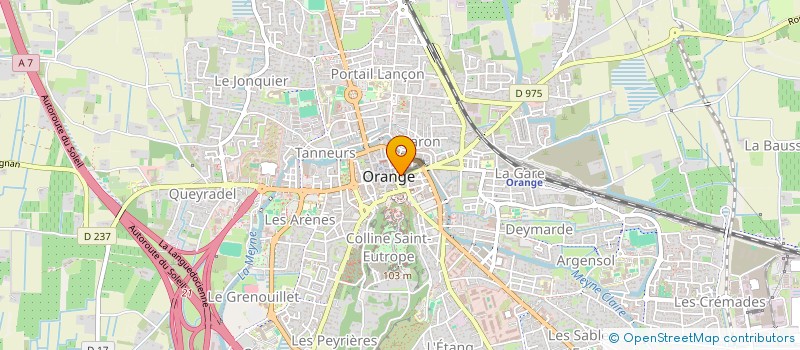 localisation de l'entreprise MONSIEUR PATRICK BLANC  ORANGE