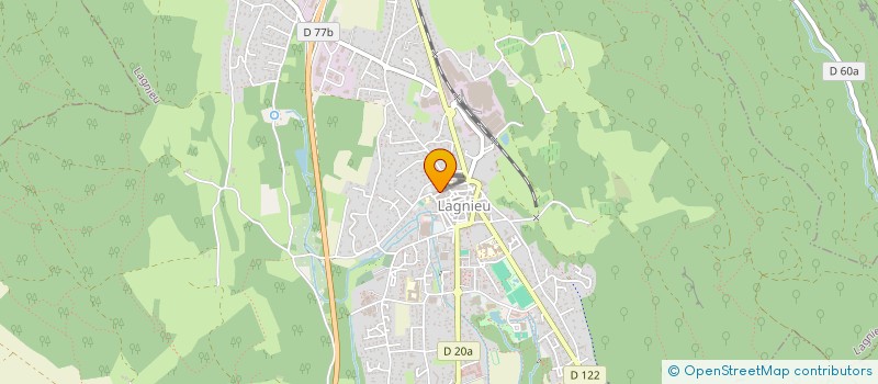 localisation de l'entreprise MONSIEUR PATRICK BLANC  LAGNIEU