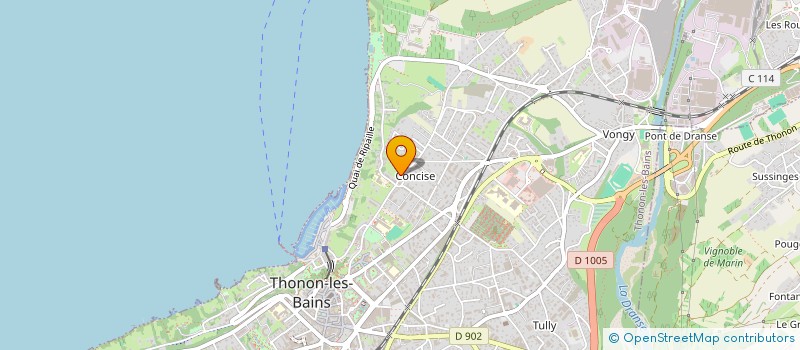 localisation de l'entreprise MONSIEUR PATRICK BLANC-GONNET à THONON-LES-BAINS