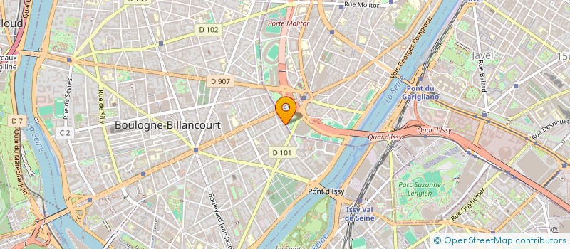 localisation de l'entreprise MONSIEUR PATRICK BLANCHET à BOULOGNE-BILLANCOURT