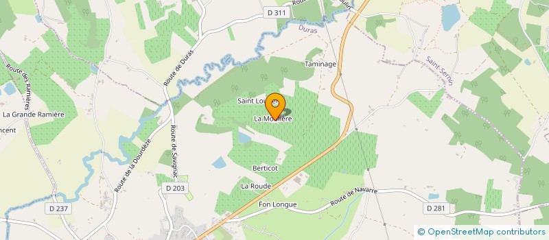 localisation de l'entreprise MONSIEUR PATRICK BLANCHETON  DURAS