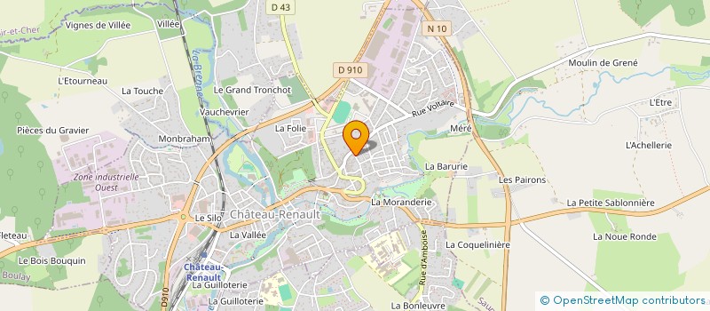localisation de l'entreprise MONSIEUR PATRICK BLANGIS à CHATEAU-RENAULT