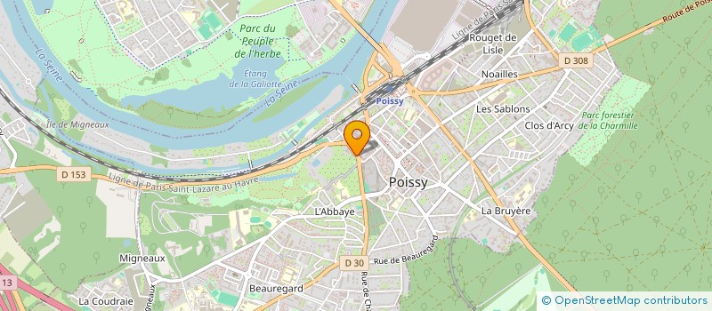 localisation de l'entreprise MONSIEUR PATRICK BLANVILLAIN à POISSY
