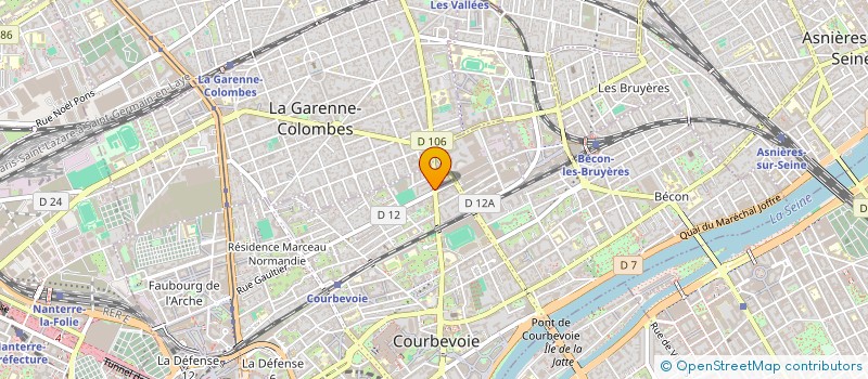localisation de l'entreprise MONSIEUR PATRICK BLOCH à COURBEVOIE