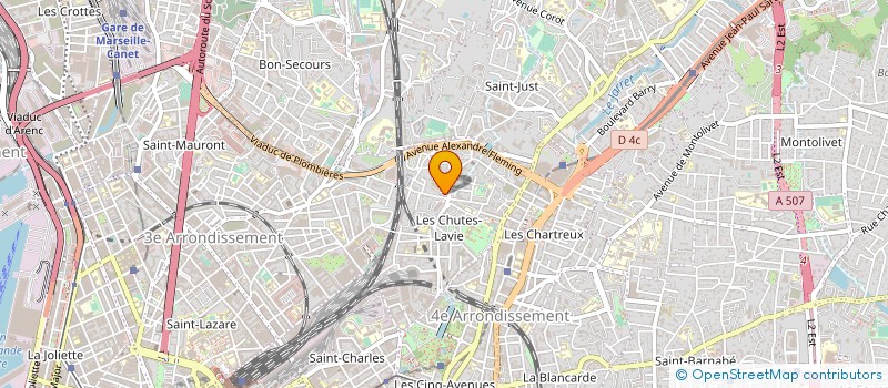 localisation de l'entreprise MONSIEUR PATRICK BLONDEAU à MARSEILLE