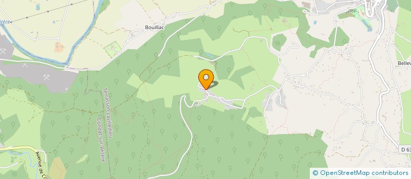 localisation de l'entreprise MONSIEUR PATRICK BLONDEL  LA FEUILLADE