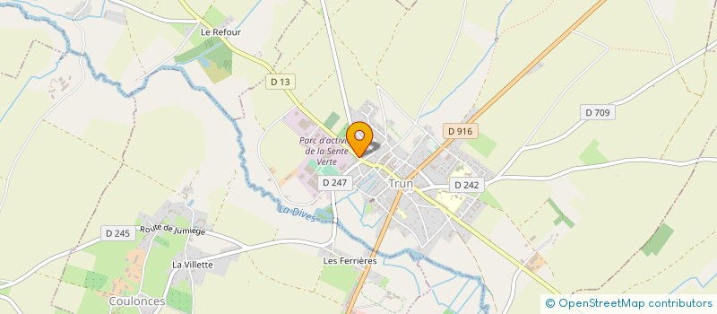 localisation de l'entreprise MONSIEUR PATRICK BLOYET à TRUN