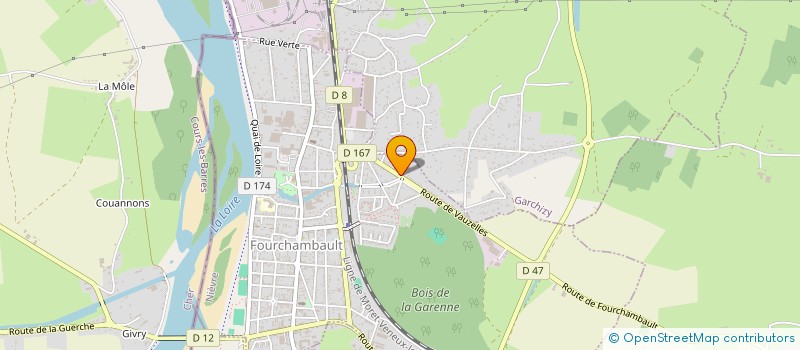 localisation de l'entreprise MONSIEUR PATRICK BODIN  FOURCHAMBAULT