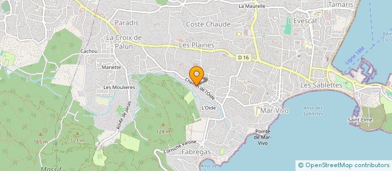 localisation de l'entreprise MONSIEUR PATRICK BOETTI à LA SEYNE-SUR-MER