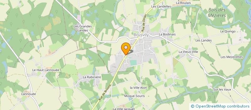 localisation de l'entreprise MONSIEUR PATRICK BOGUENET  BRUSVILY