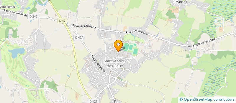 localisation de l'entreprise MONSIEUR PATRICK BOISDRON à SAINT-ANDRE-DES-EAUX