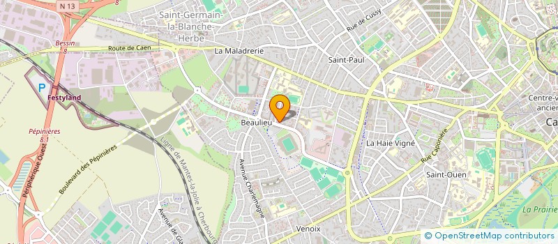 localisation de l'entreprise MONSIEUR PATRICK BOISGONTIER à CAEN