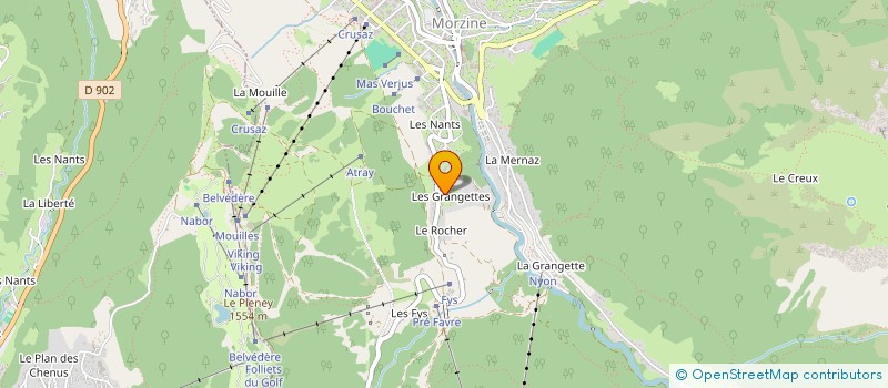 localisation de l'entreprise MONSIEUR PATRICK BOISIER  MORZINE