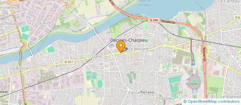 localisation de l'entreprise MONSIEUR PATRICK BOIT  DECINES-CHARPIEU