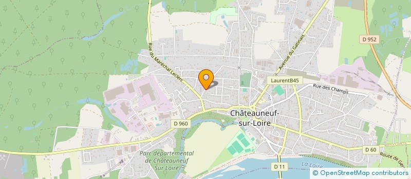 localisation de l'entreprise MONSIEUR PATRICK BOITARD à CHATEAUNEUF-SUR-LOIRE