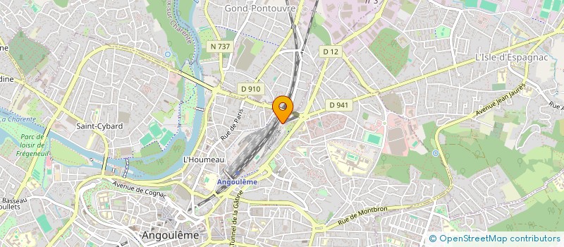 localisation de l'entreprise MONSIEUR PATRICK BOITAUD à ANGOULEME
