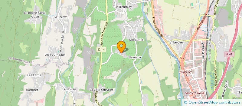 localisation de l'entreprise MONSIEUR PATRICK BOLLON  LA MOTTE SERVOLEX