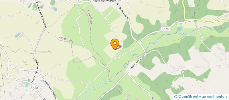 localisation de l'entreprise MONSIEUR PATRICK BOMPART  PUYGOUZON